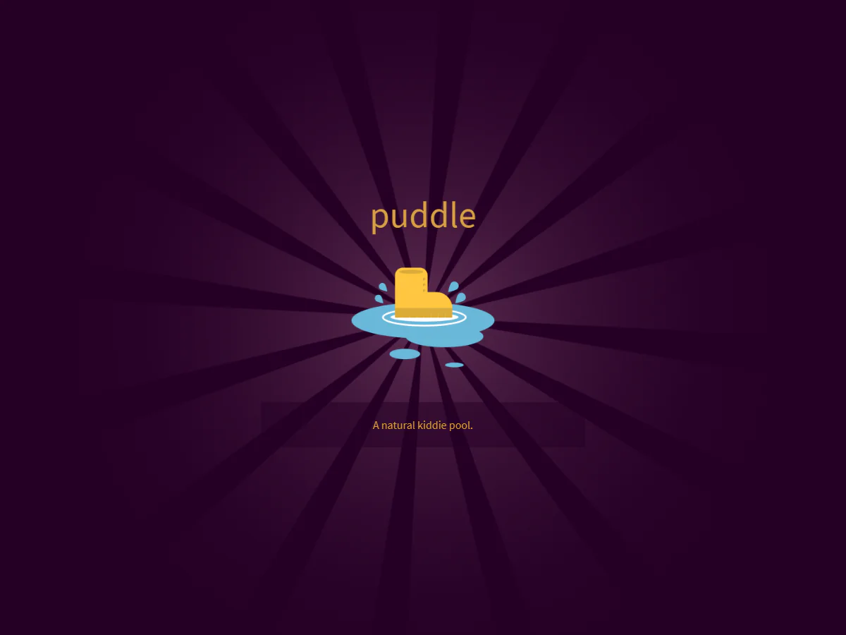 Little Alchemy 2でwater同士を組み合わせ、puddleを発見したゲーム中画面